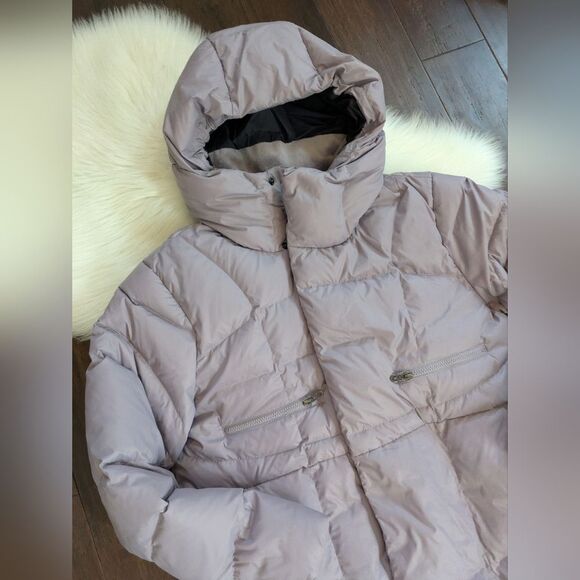Under Armour UA Down Cold Gear Parka Puffer Jacket Coat Lavender Purple Grey L - Picture 4 of 12
